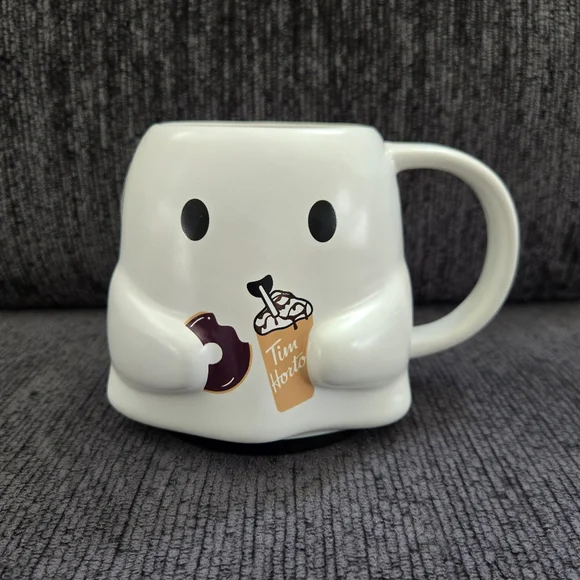 Tim Hortons 2025 Halloween Ghost Collectible Mug - Picture 1 of 8